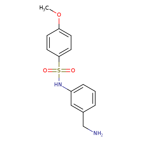 N-[3-(aminomethyl)phenyl]-4-methoxybenzene-1-sulfonamide