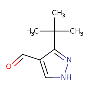 1H-Pyrazole-4-carboxaldehyde, 3-(1,1-dimethylethyl)-