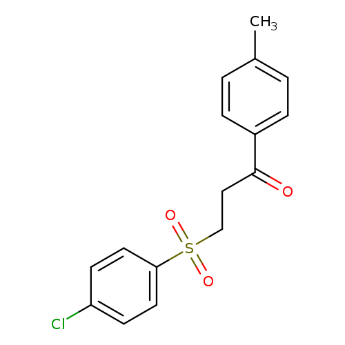 3-((4-Chlorophenyl)sulfonyl)-1-(p-tolyl)propan-1-one