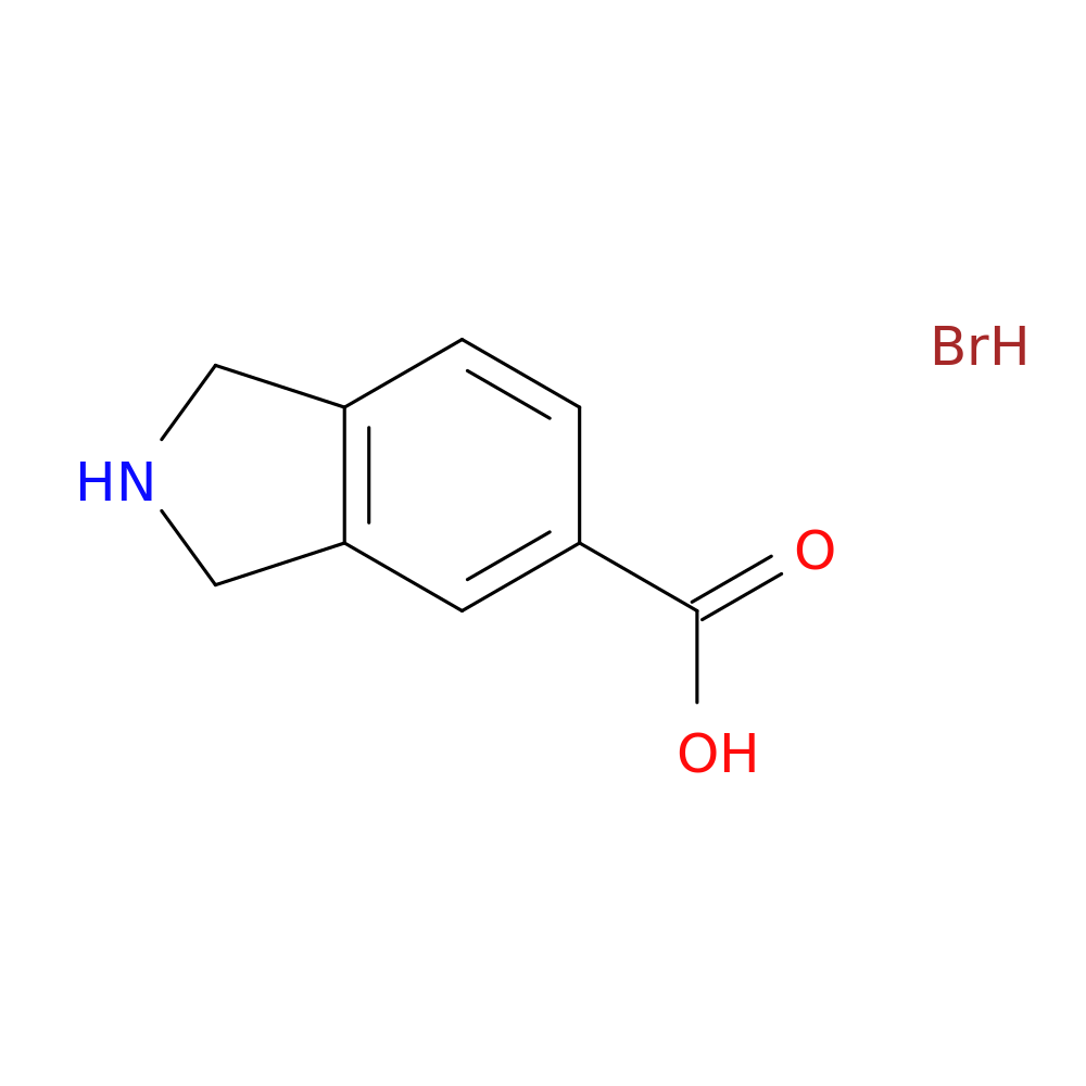 2,3-Dihydro-1H-isoindole-5-carboxylic acid hydrobromide
