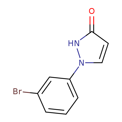 1-(3-bromophenyl)-2,3-dihydro-1H-pyrazol-3-one