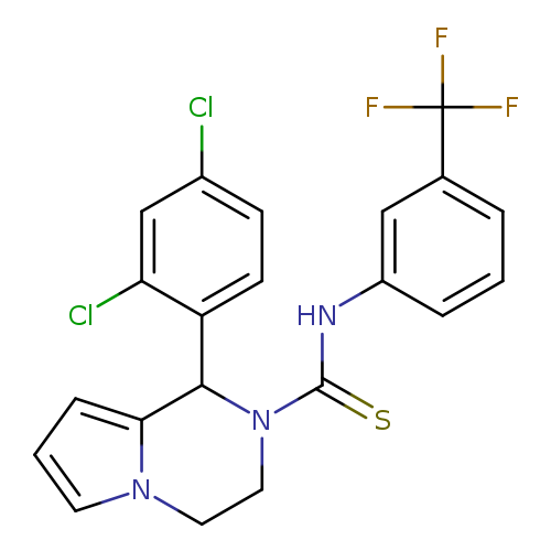 1-(2,4-dichlorophenyl)-N-[3-(trifluoromethyl)phenyl]-1H,2H,3H,4H-pyrrolo[1,2-a]pyrazine-2-carbothioamide