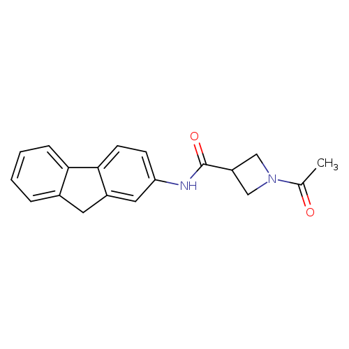 1-acetyl-N-(9H-fluoren-2-yl)azetidine-3-carboxamide