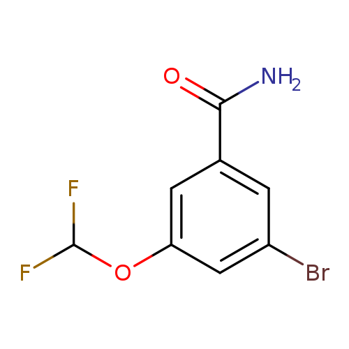 3-Bromo-5-(difluoromethoxy)benzamide