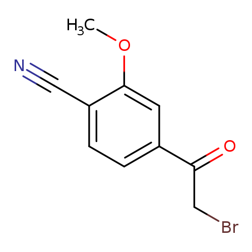4-(2-bromoacetyl)-2-methoxybenzonitrile