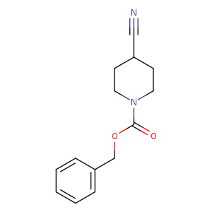 1-Piperidinecarboxylic acid, 4-cyano-, phenylmethyl ester