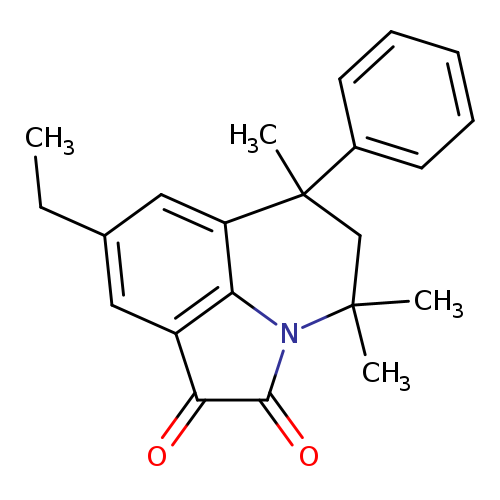 8-Ethyl-4,4,6-trimethyl-6-phenyl-5,6-dihydro-4h-pyrrolo[3,2,1-ij]quinoline-1,2-dione