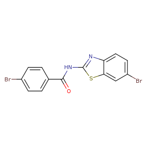 4-bromo-N-(6-bromo-1,3-benzothiazol-2-yl)benzamide