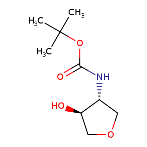 trans-tert-butyl 4-hydroxytetrahydrofuran-3-ylcarbaMate