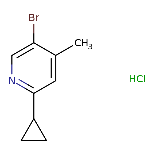 5-bromo-2-cyclopropyl-4-methylpyridine hydrochloride