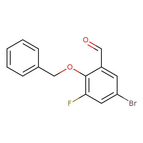 Benzaldehyde, 5-bromo-3-fluoro-2-(phenylmethoxy)-