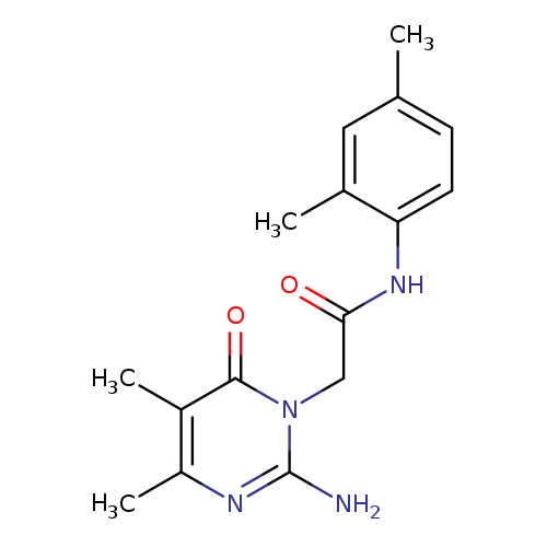 2-(2-amino-4,5-dimethyl-6-oxo-1,6-dihydropyrimidin-1-yl)-N-(2,4-dimethylphenyl)acetamide
