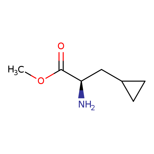 Cyclopropanepropanoic acid, α-amino-, methyl ester, (αR)-
