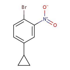2-Bromo-5-cyclopropylnitrobenzene