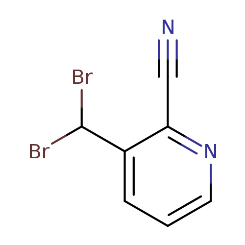 2-Pyridinecarbonitrile, 3-(dibromomethyl)-