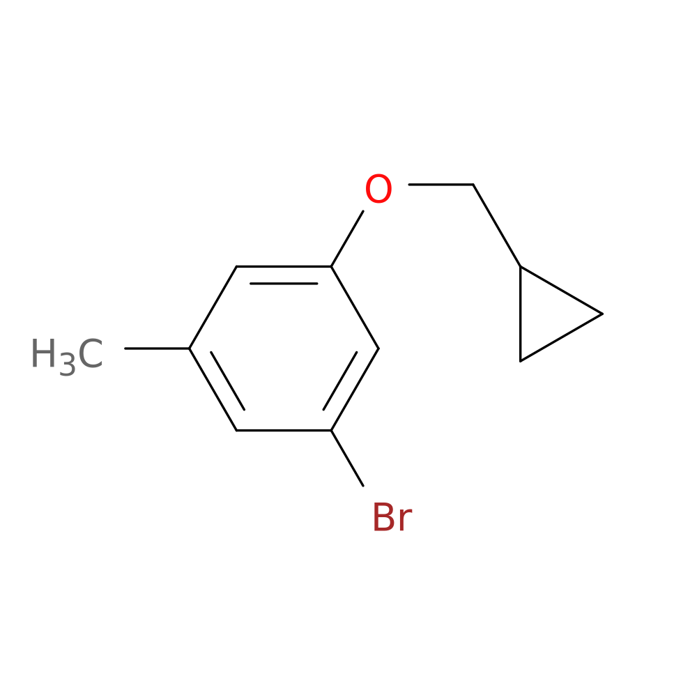 1-Bromo-3-(cyclopropylmethoxy)-5-methylbenzene