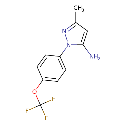 3-Methyl-1-(4-(trifluoromethoxy)phenyl)-1H-pyrazol-5-amine