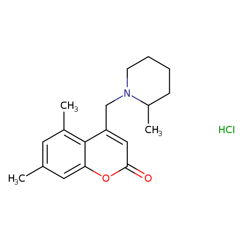 5,7-dimethyl-4-[(2-methylpiperidin-1-yl)methyl]-2H-chromen-2-one hydrochloride