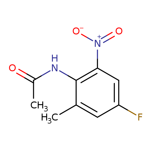 N-(4-fluoro-2-methyl-6-nitrophenyl)acetamide