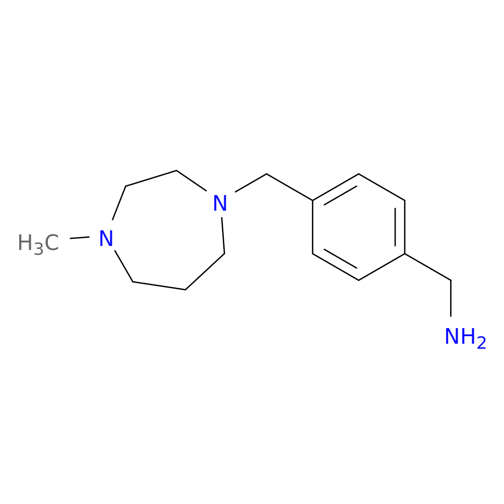 {4-[(4-methyl-1,4-diazepan-1-yl)methyl]phenyl}methanamine