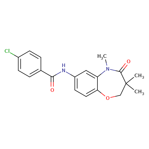 4-chloro-N-(3,3,5-trimethyl-4-oxo-2,3,4,5-tetrahydro-1,5-benzoxazepin-7-yl)benzamide