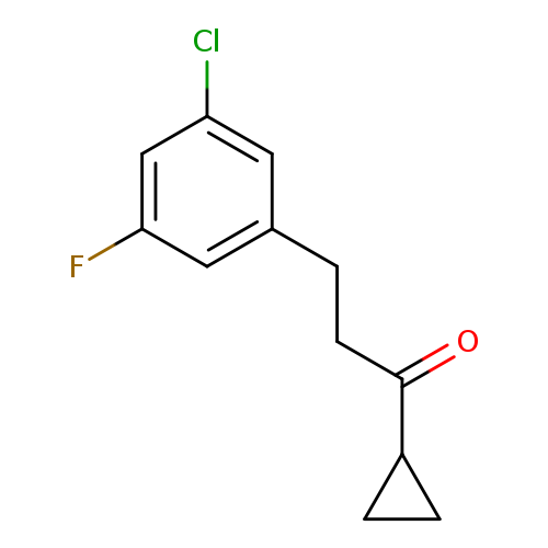 2-(3-Chloro-5-fluorophenyl)ethyl cyclopropyl ketone