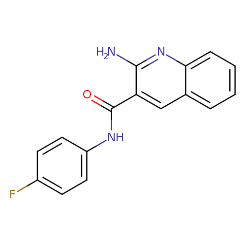 2-Amino-n-(4-fluorophenyl)quinoline-3-carboxamide