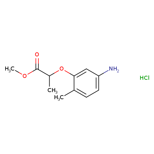 Methyl 2-(5-amino-2-methylphenoxy)propanoate hydrochloride