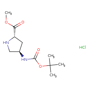 Methyl (2S,4R)-4-Boc-aminopyrrolidine-2-carboxylate hydrochloride