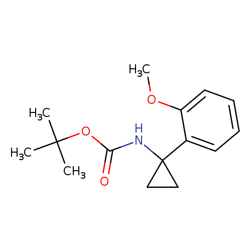 tert-Butyl N-[1-(2-methoxyphenyl)cyclopropyl]carbamate