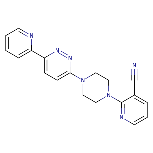 2-{4-[6-(pyridin-2-yl)pyridazin-3-yl]piperazin-1-yl}pyridine-3-carbonitrile