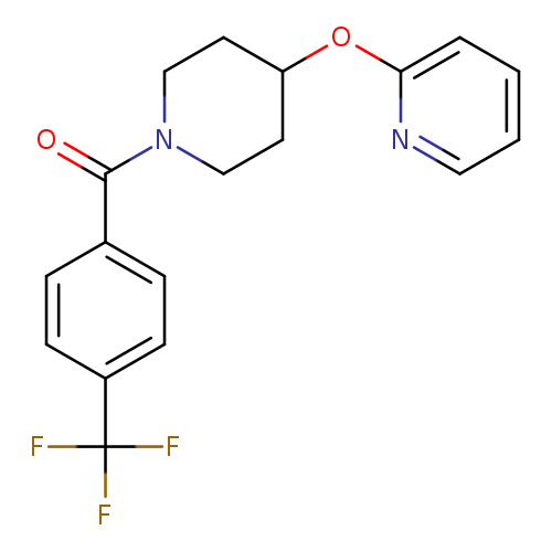 2-({1-[4-(trifluoromethyl)benzoyl]piperidin-4-yl}oxy)pyridine