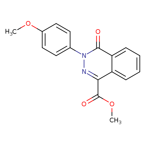 methyl 3-(4-methoxyphenyl)-4-oxo-3,4-dihydrophthalazine-1-carboxylate