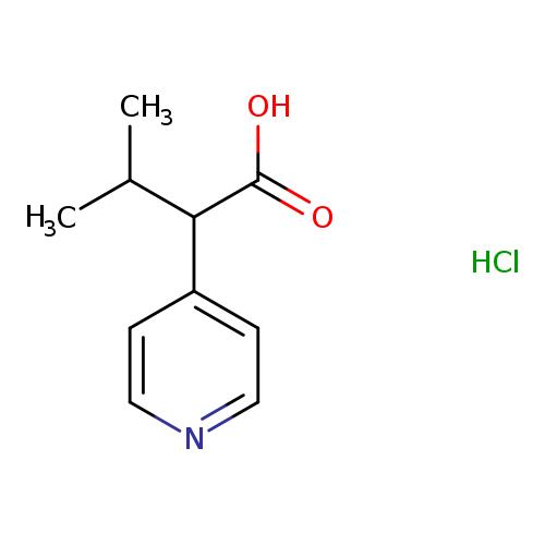 3-methyl-2-(pyridin-4-yl)butanoic acid hydrochloride