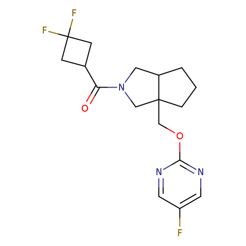 2-{[2-(3,3-difluorocyclobutanecarbonyl)-octahydrocyclopenta[c]pyrrol-3a-yl]methoxy}-5-fluoropyrimidine