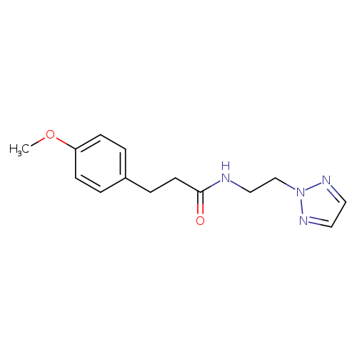 3-(4-methoxyphenyl)-N-[2-(2H-1,2,3-triazol-2-yl)ethyl]propanamide
