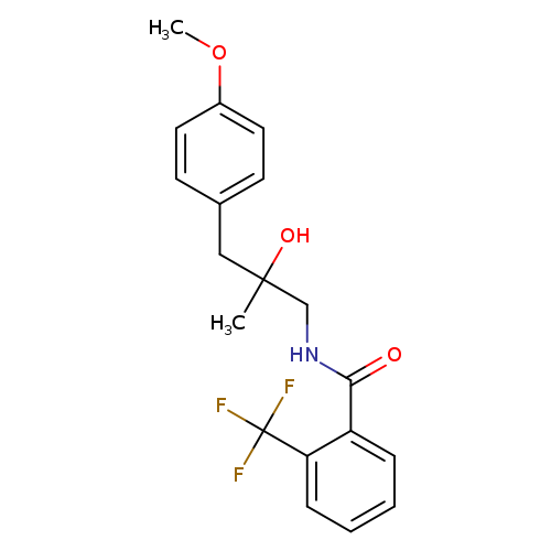 N-[2-hydroxy-3-(4-methoxyphenyl)-2-methylpropyl]-2-(trifluoromethyl)benzamide