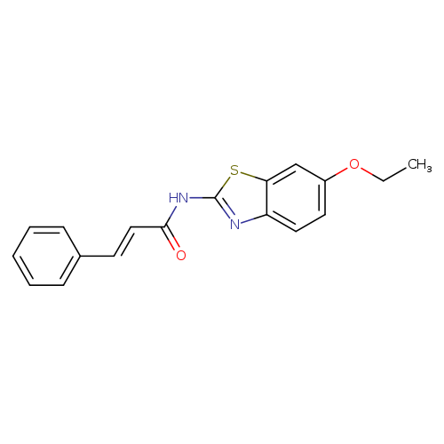 (2E)-N-(6-ethoxy-1,3-benzothiazol-2-yl)-3-phenylprop-2-enamide