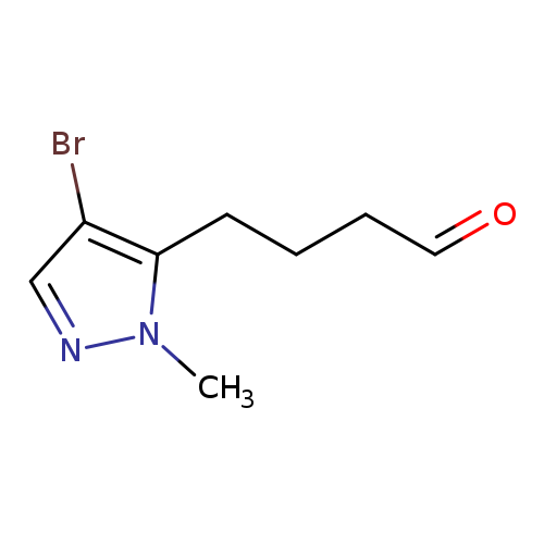 4-(4-bromo-1-methyl-1H-pyrazol-5-yl)butanal