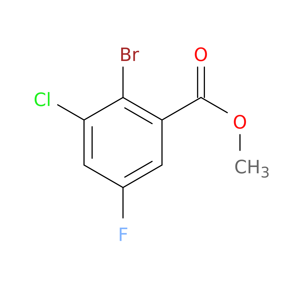 METHYL 2-BROMO-3-CHLORO-5-FLUOROBENZOATE