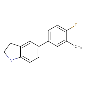 5-(4-fluoro-3-methylphenyl)-2,3-dihydro-1H-indole