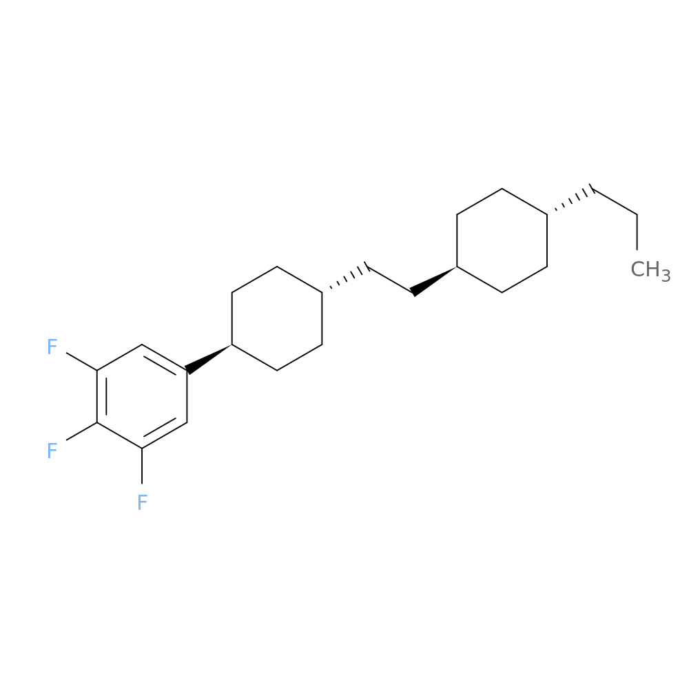 1,2,3-Trifluoro-5-[trans-4-[2-(trans-4-propylcyclohexyl)ethyl]cyclohexyl]benzene