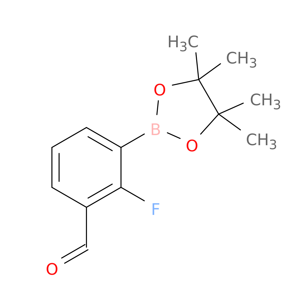 2-Fluoro-3-formylphenylboronic acid, pinacol ester