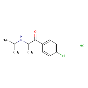 1-(4-chlorophenyl)-2-[(1-methylethyl)amino]-1-propanone,monohydrochloride