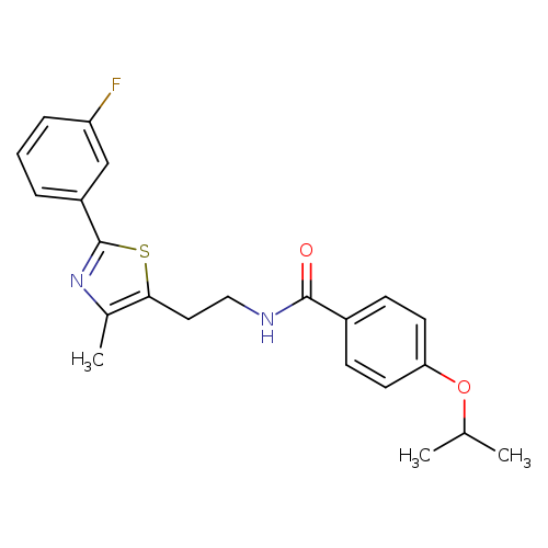 N-{2-[2-(3-fluorophenyl)-4-methyl-1,3-thiazol-5-yl]ethyl}-4-(propan-2-yloxy)benzamide