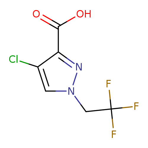 4-Chloro-1-(2,2,2-trifluoroethyl)-1H-pyrazole-3-carboxylic acid