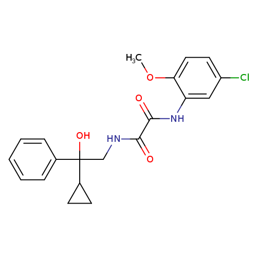 N-(5-chloro-2-methoxyphenyl)-N'-(2-cyclopropyl-2-hydroxy-2-phenylethyl)ethanediamide
