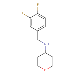 N-[(3,4-difluorophenyl)methyl]oxan-4-amine