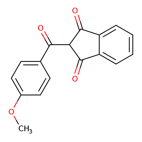2-(4'-Methoxybenzoyl)indan-1,3-dione