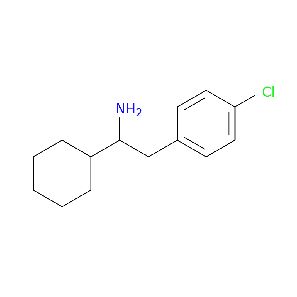 2-(4-chlorophenyl)-1-cyclohexylethan-1-amine